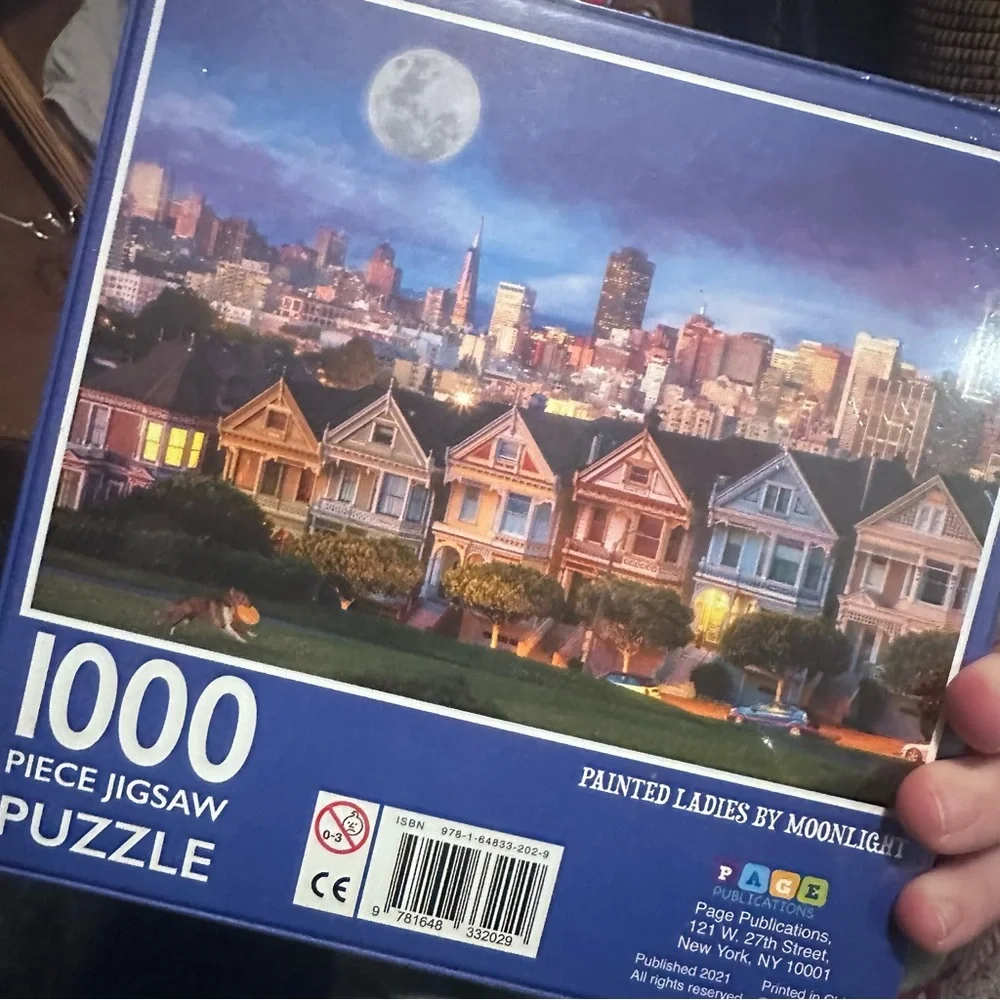 Painted Ladies by Moonlight Jigsaw Puzzle - 1000 Pieces NIB - Picture 4 of 4